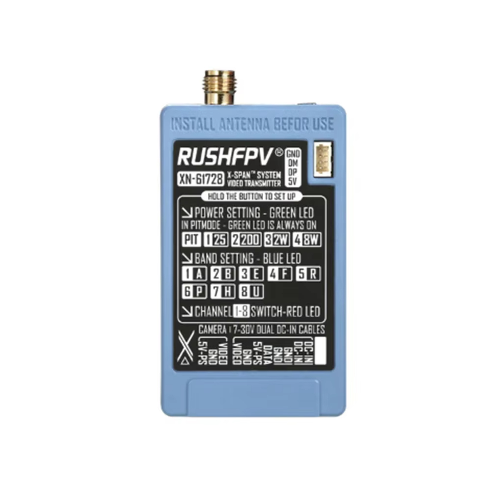 RUSHFPV 6.1‑7.2G 8W X61728 VTX - Drone Rc Toy incelemesi ve fiyatı
