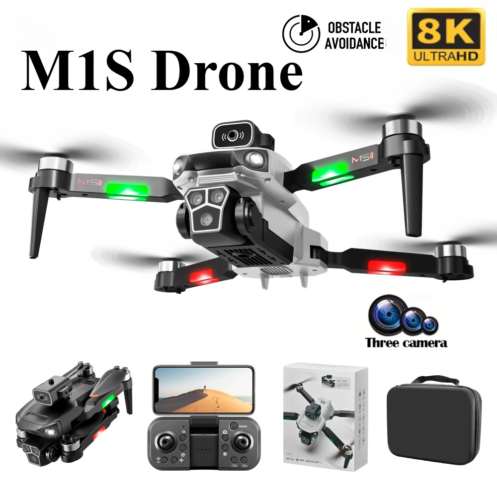 M1S Drone 8K Profesyonel Üçlü  - Drone Ae Rc incelemesi ve fiyatı
