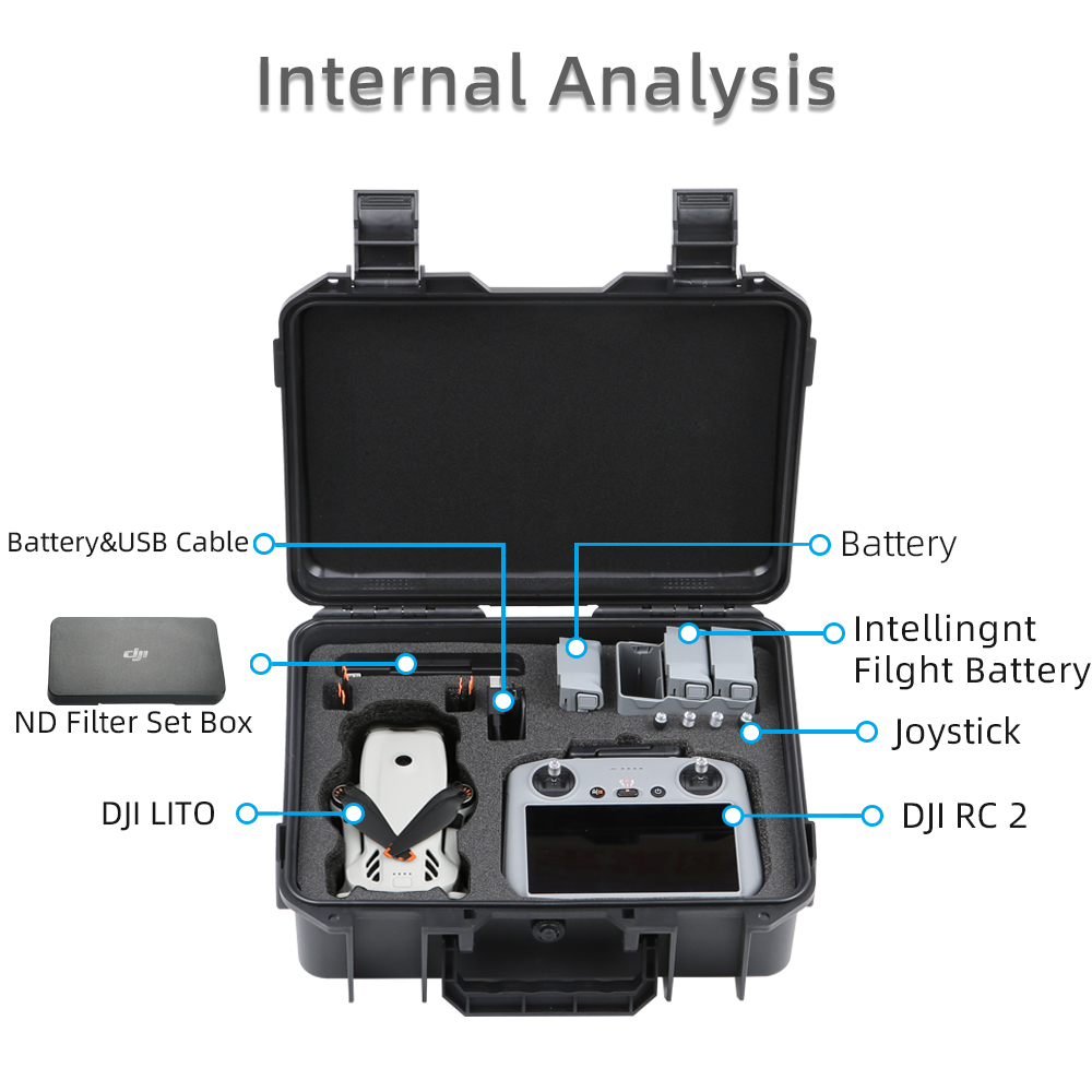 DJI LITO 1 X1 Drone için Sert  - Drone Rc Cover incelemesi ve fiyatı