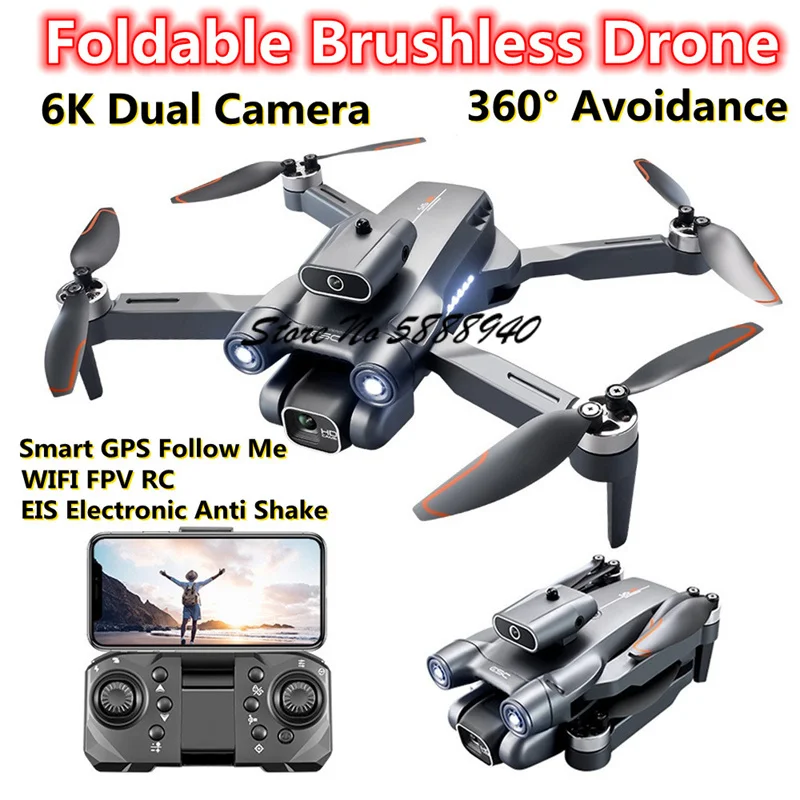 6K Optik Akışlı, Fırçasız Moto - Drone S1S Rc Quadcopter incelemesi ve fiyatı
