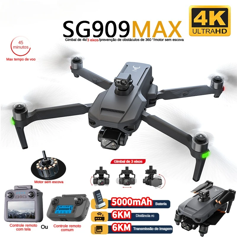 ZLL SG909 SG909MAX 4K Kameralı - Drone Ae Rc incelemesi ve fiyatı